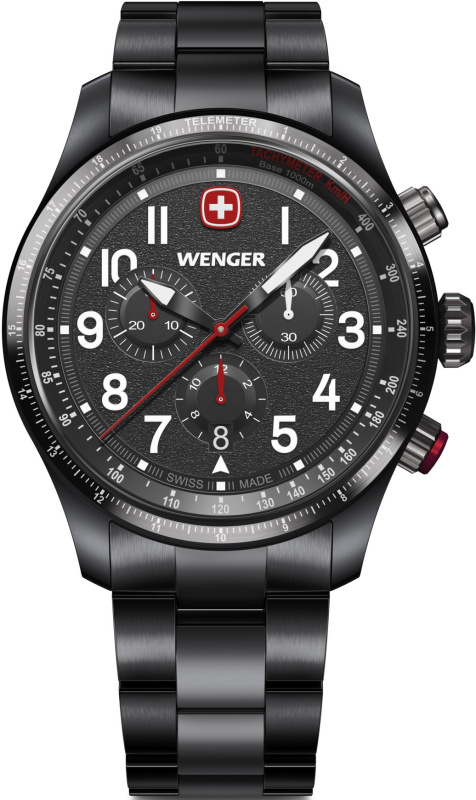 Wenger 01.0543.117 Terragraph Chrono 43mm 10ATM
