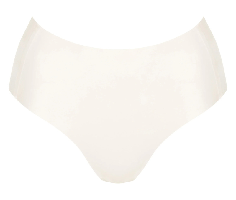 Kalhotky s vysokým pasem sloggi ZERO Feel 2.0 High Waist, silk white