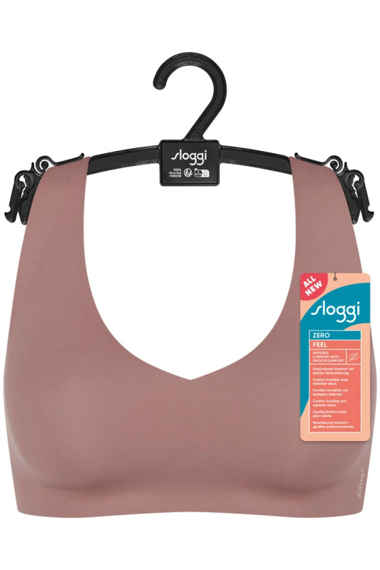 Dámská podprsenka SLOGGI ZERO FEEL 2.0 BRALETTE MOCCA M