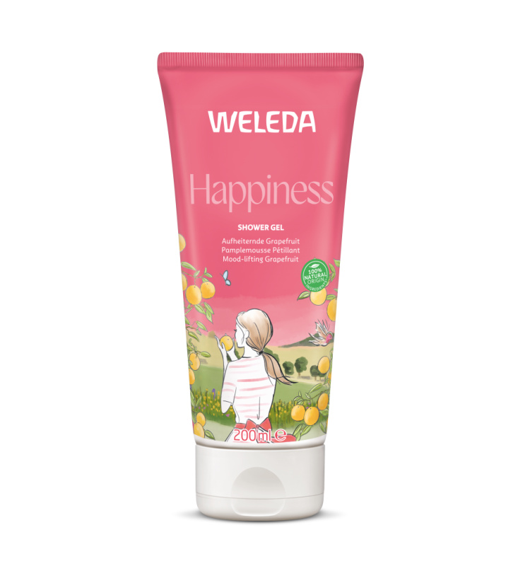 WELEDA Happiness Grepový sprchový gel 200 ml