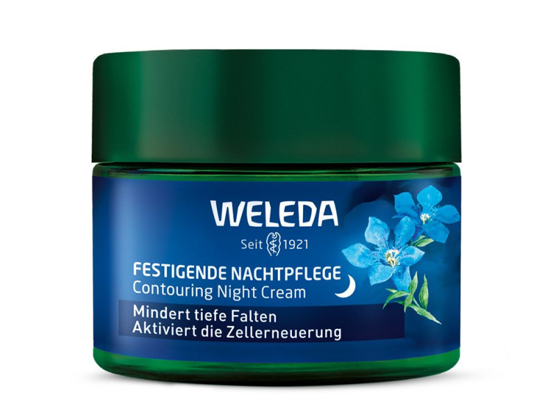 Weleda Modrý hořec a Protěž alpská liftingový krém na noc 40 ml