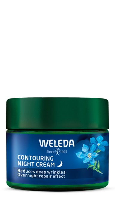 Weleda Modrý hořec a Protěž alpská liftingový krém na noc 40 ml