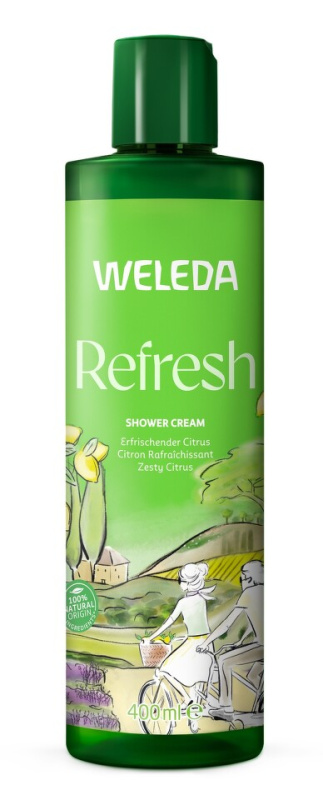 Weleda Refresh sprchový krém s osvěžujícím účinkem Citrus 400 ml