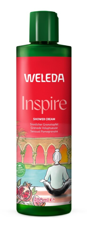 Weleda Inspire regenerační sprchový krém Pomegranate, Orange and Vanilla 400 ml