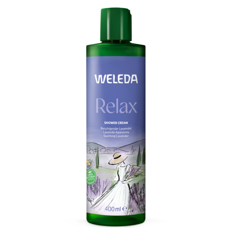 Weleda Relax relaxační sprchový krém Levander 400 ml