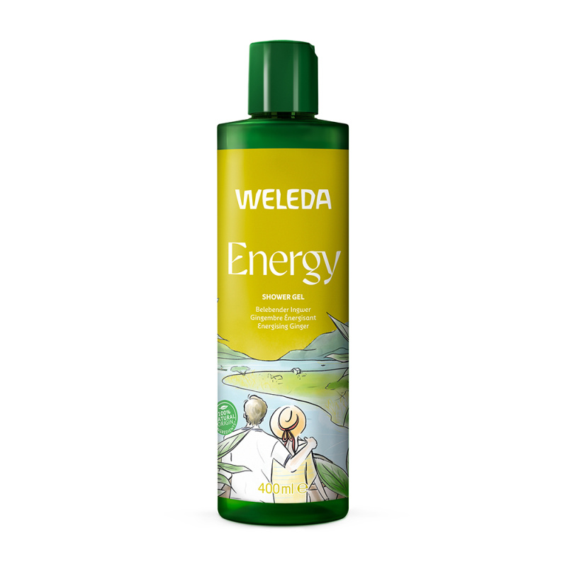 Weleda Energy energizující sprchový gel Ginger, Citronella and Cedar 400 ml