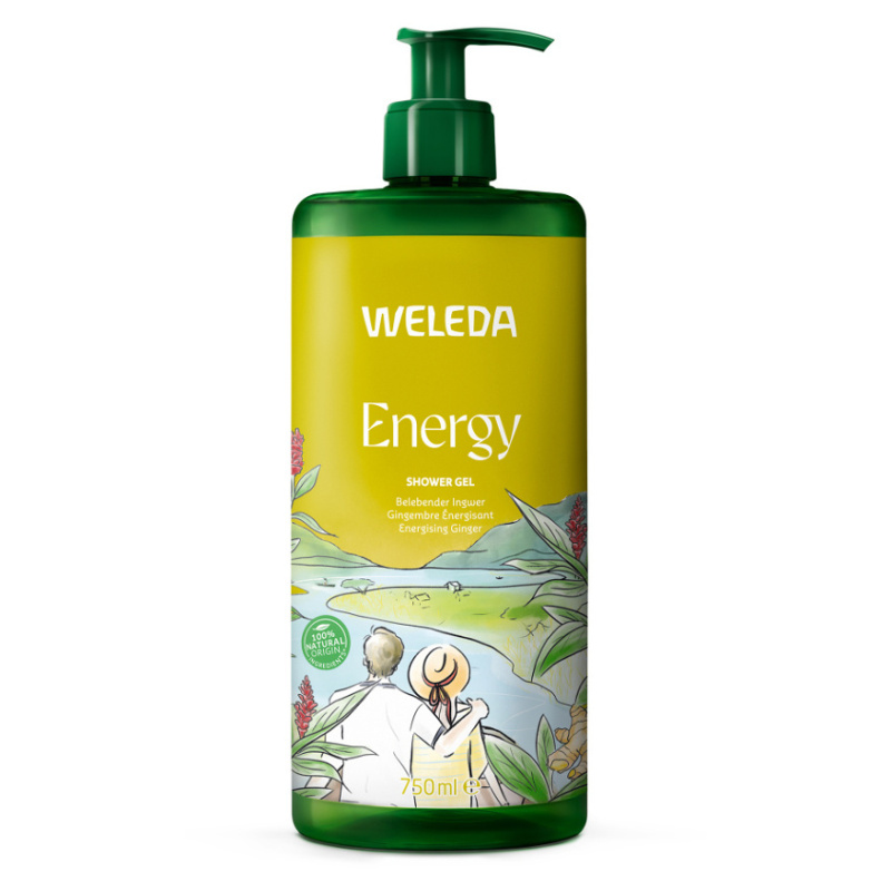 Weleda Energy energizující sprchový gel Ginger, Citronella and Cedar 750 ml