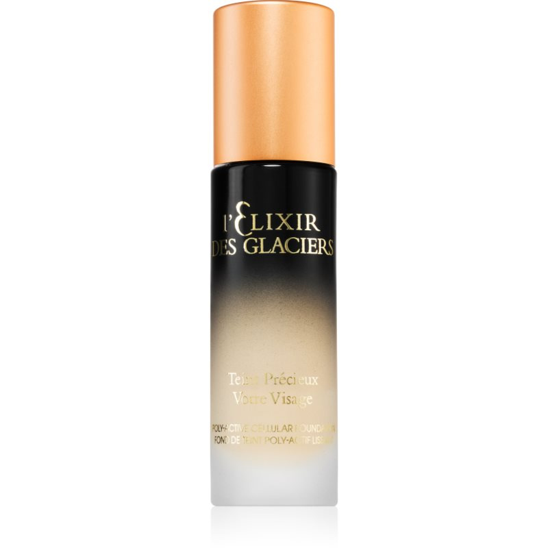 Valmont l' Elixir des Glaciers Teint Précieux vysoce krycí make-up pro vyhlazení pleti a minimalizaci pórů odstín Rosy Beige in New York 30 ml
