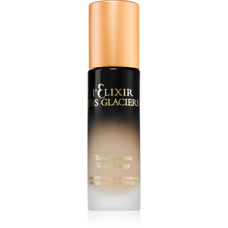 Valmont l' Elixir des Glaciers Teint Précieux vysoce krycí make-up pro vyhlazení pleti a minimalizaci pórů odstín Sandy Beige in Paris 30 ml