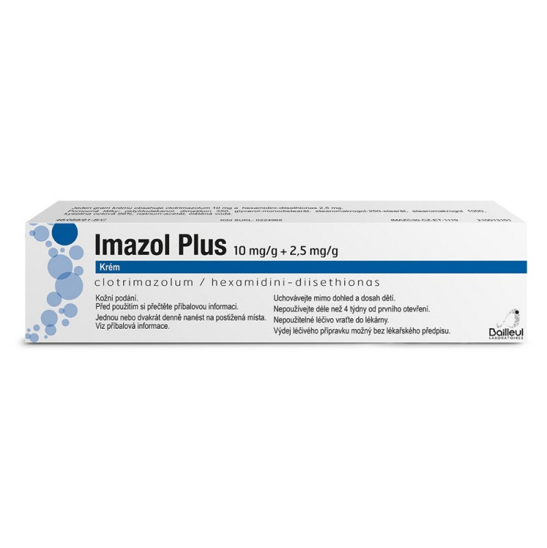 IMAZOL PLUS 10mg/g+2.5mg/g krém 30 g