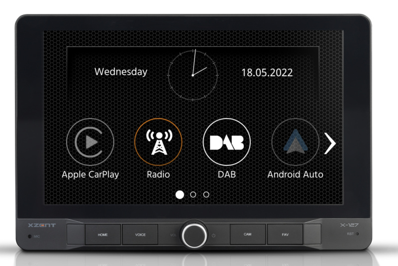 Autorádio XZENT X-127 1-DIN Infotainer / Navigace