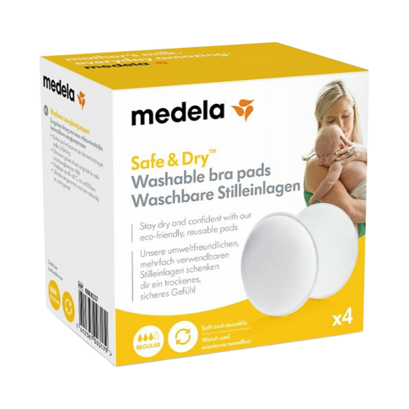 MEDELA Prsní vložky pro opakované použití 4 kusy