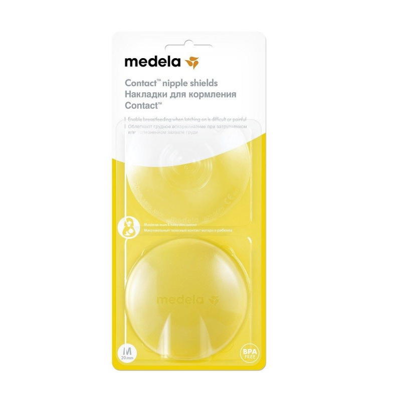 Medela Kojící kloboučky Contact vel.M 2ks