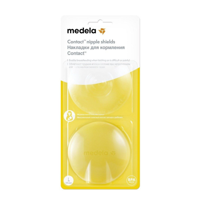 Medela Kontaktní kojicí kloboučky - L (24 mm)