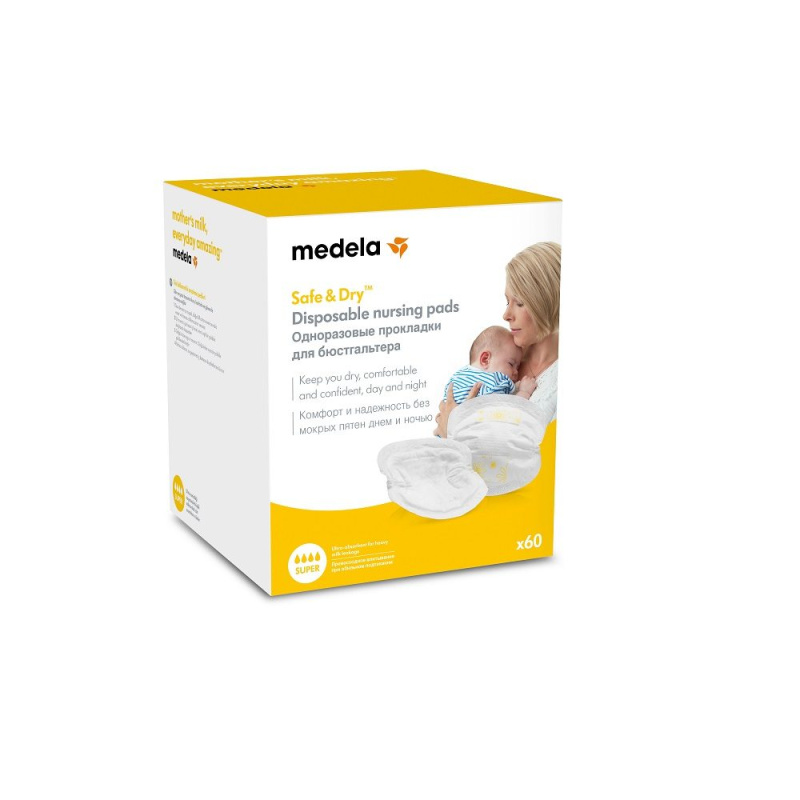 MEDELA Vložky do podprsenky jednorázové 60 ks