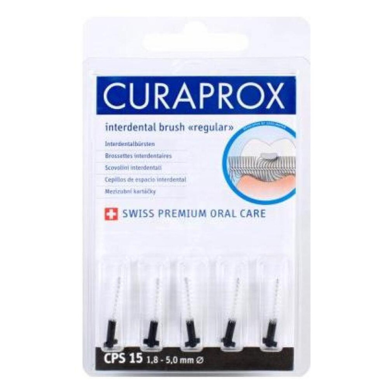 CURAPROX CPS15 Regular Mezizubní kartáčky  5 kusů