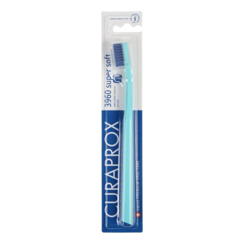 Curaprox CS 3960, Zubní kartáček super soft, 1 ks Barva: Modrá-žlutá