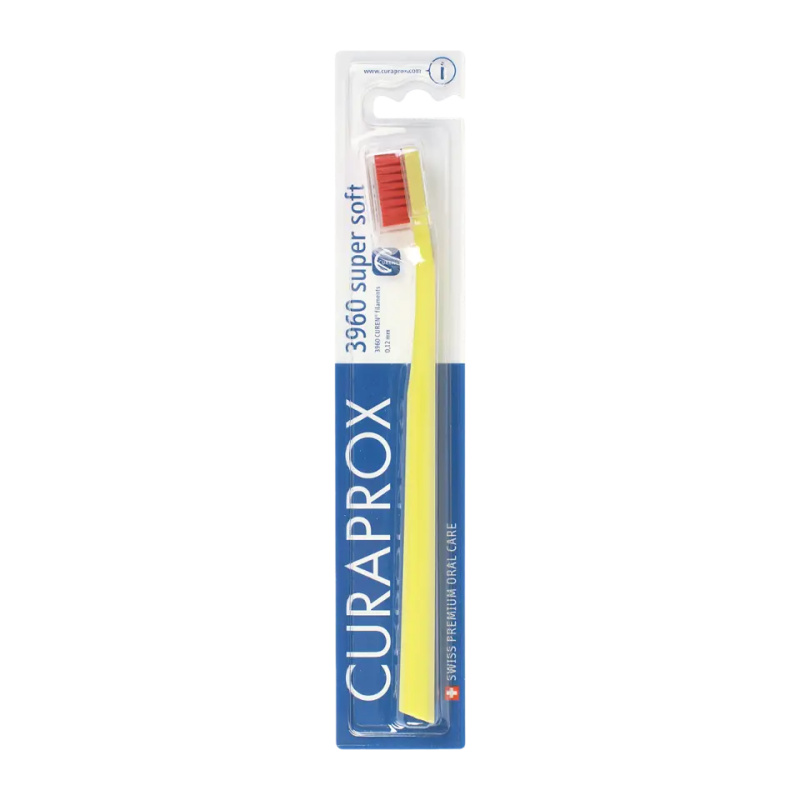 Curaprox CS 3960, Zubní kartáček super soft, 1 ks Barva: Modrá-žlutá