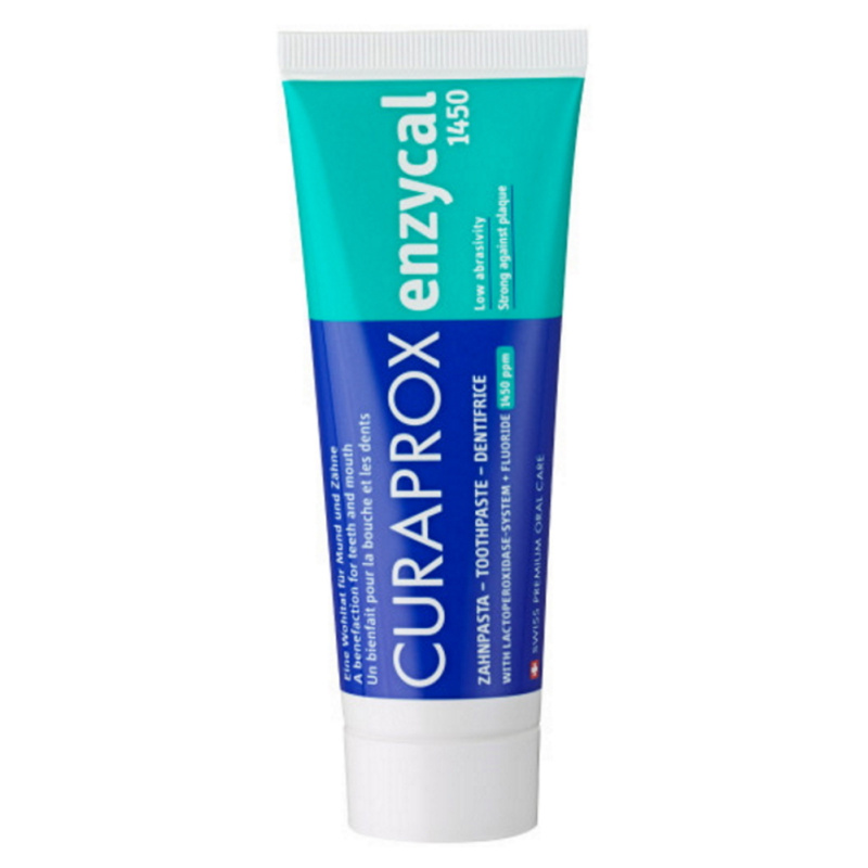 Curaprox Enzycal 1450 zubní pasta 1450 ppm 75 ml