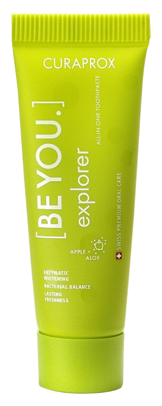 CURAPROX Be You Single Explorer Bělicí zubní pasta mini 10 ml