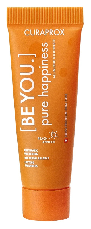 CURAPROX Be You Single Pure Happiness Bělicí zubní pasta mini 10 ml