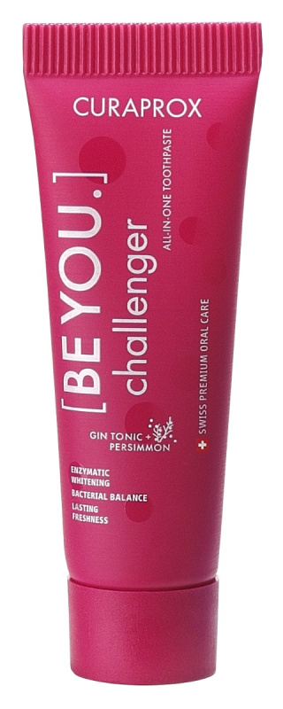 CURAPROX Be You Single red Bělicí zubní pasta mini 10 ml