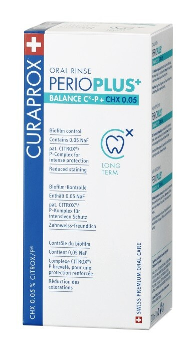 Curaprox Perio Plus+ Balance 0.05 CHX ústní voda 200 ml