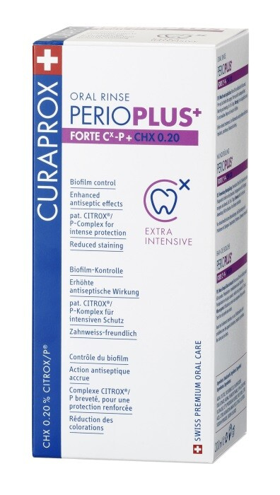 Curaprox Perio Plus+ Forte 0.20 CHX ústní voda 200 ml