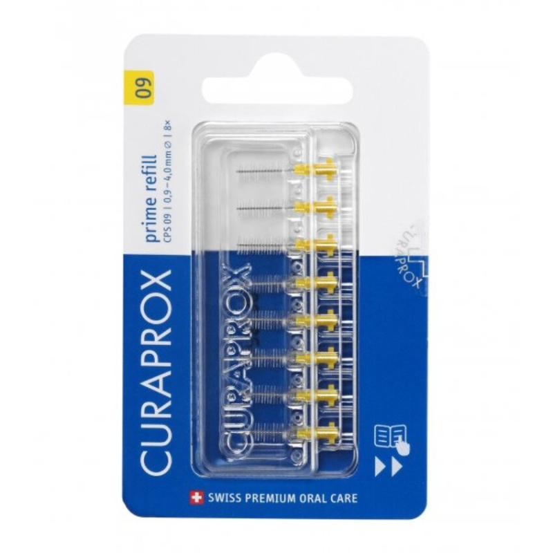 Curaprox CPS 09 prime refill mezizubní kartáčky 8 ks