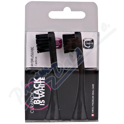Curaprox Black is White náhradní hlavice pro zubní kartáček 2 ks