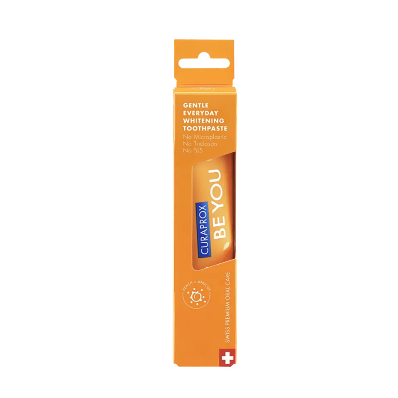 Curaprox Be You regenerační zubní pasta s bělicím účinkem příchuť broskev a meruňka 60 ml
