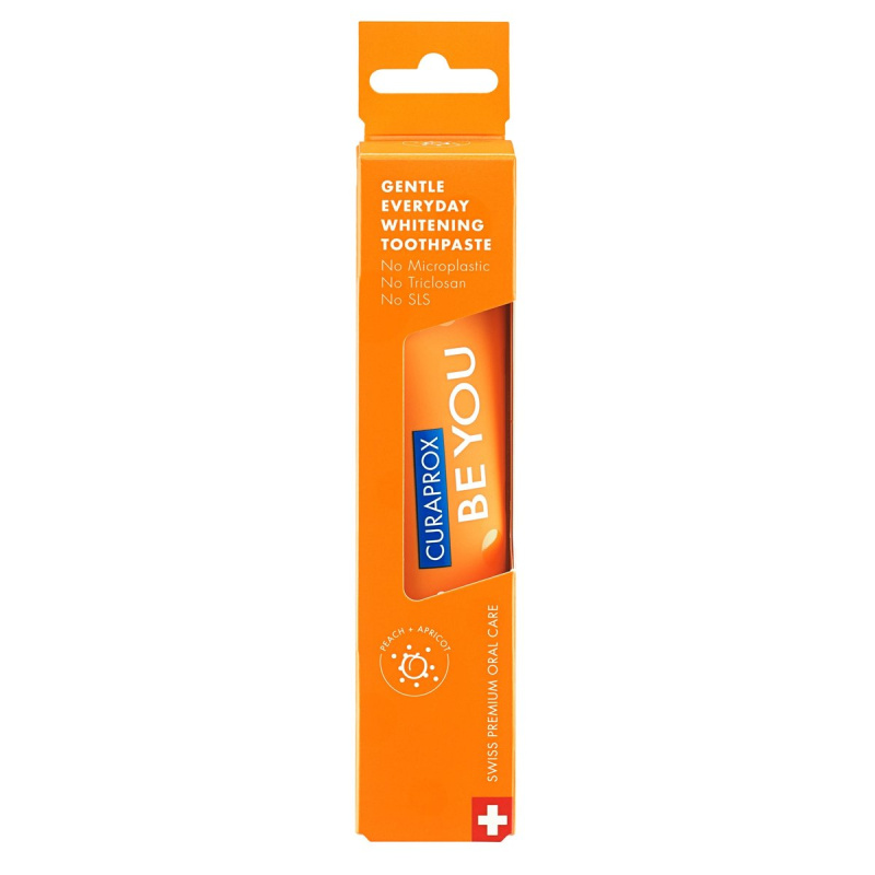 Curaprox Be You regenerační zubní pasta s bělicím účinkem příchuť broskev a meruňka 60 ml