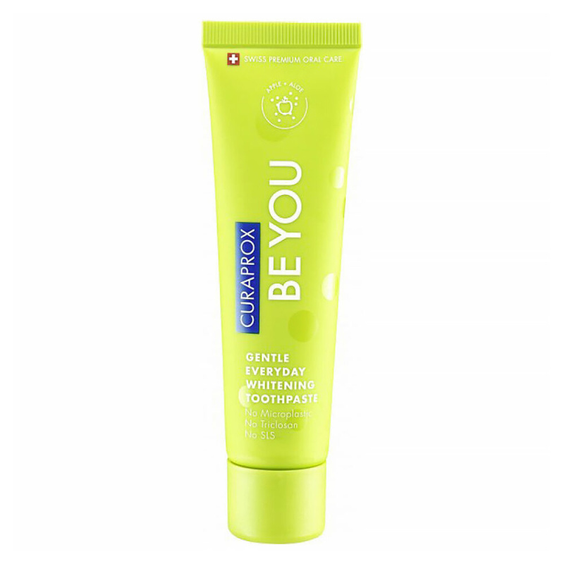 Curaprox Be You regenerační zubní pasta s bělicím účinkem příchuť jablko a aloe 60 ml