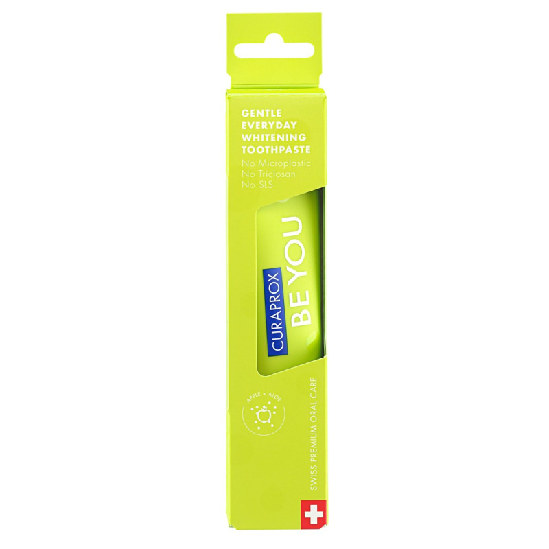 Curaprox Be You regenerační zubní pasta s bělicím účinkem příchuť jablko a aloe 60 ml
