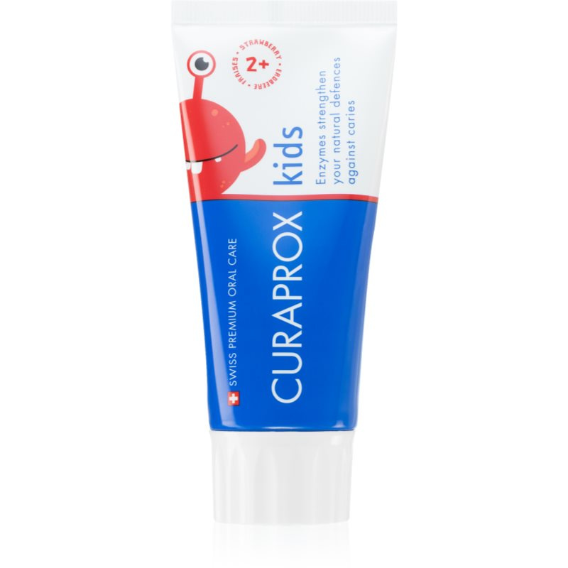 CURAPROX Kids, dětská zubní pasta od 2 let, jahoda, 60 ml