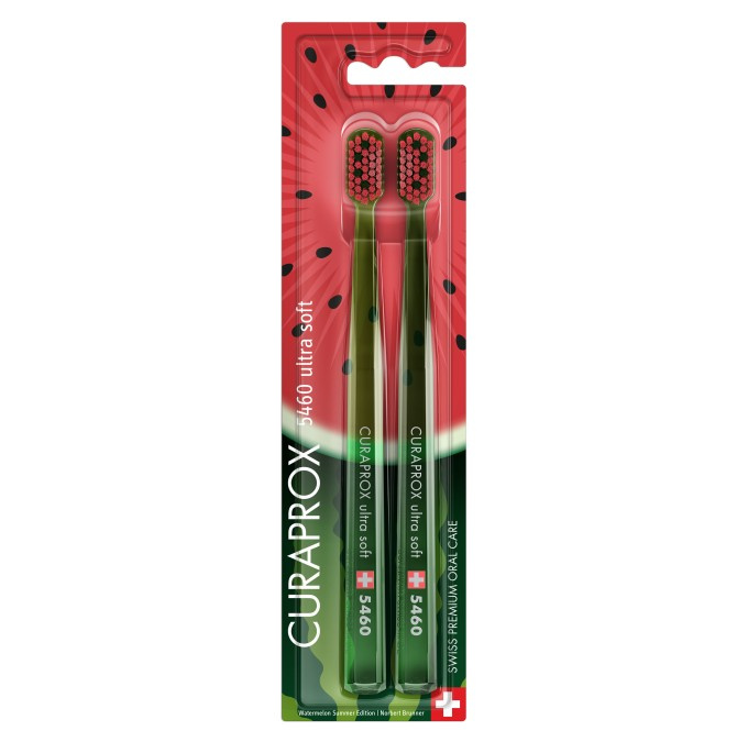 Curaprox CS 5460 Ultra Soft Duo Watermelon Edition