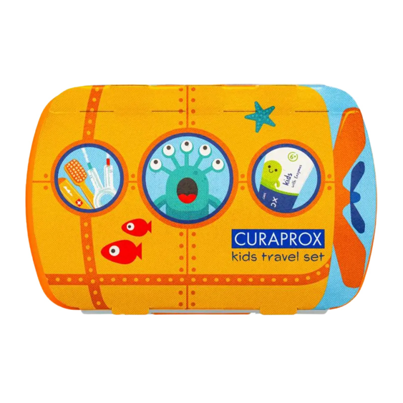 Curaprox Travel set oranžový