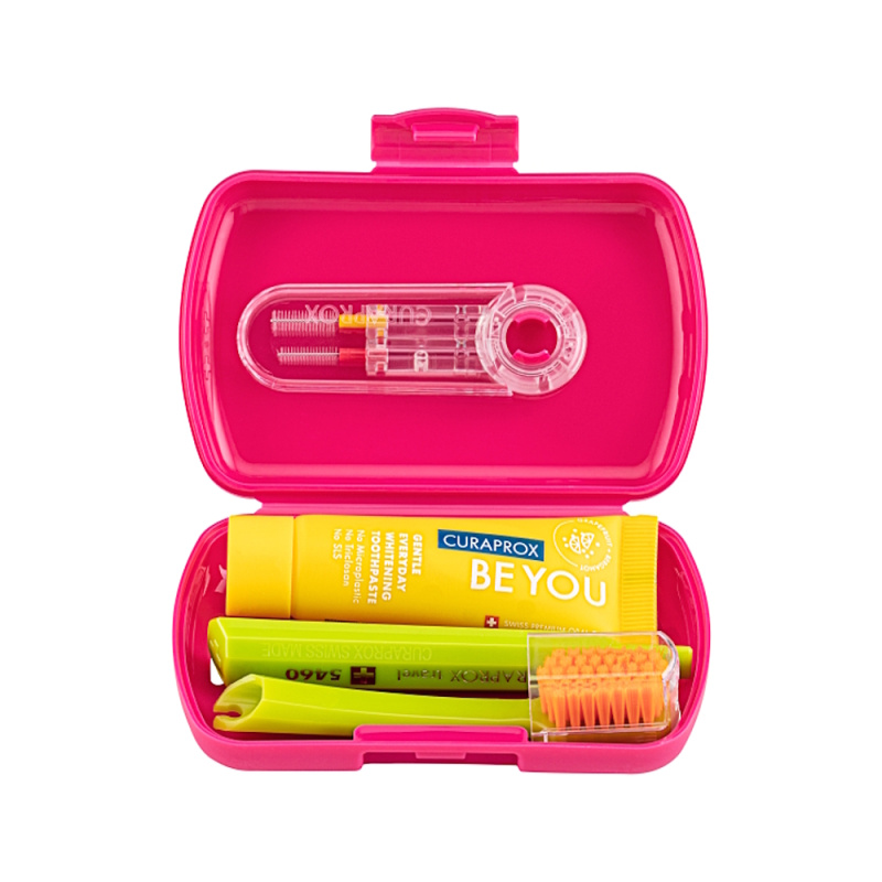 CURAPROX Travel set červený new