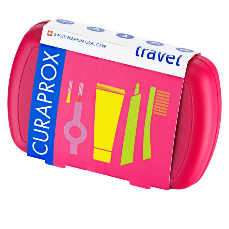 CURAPROX Travel set červený new