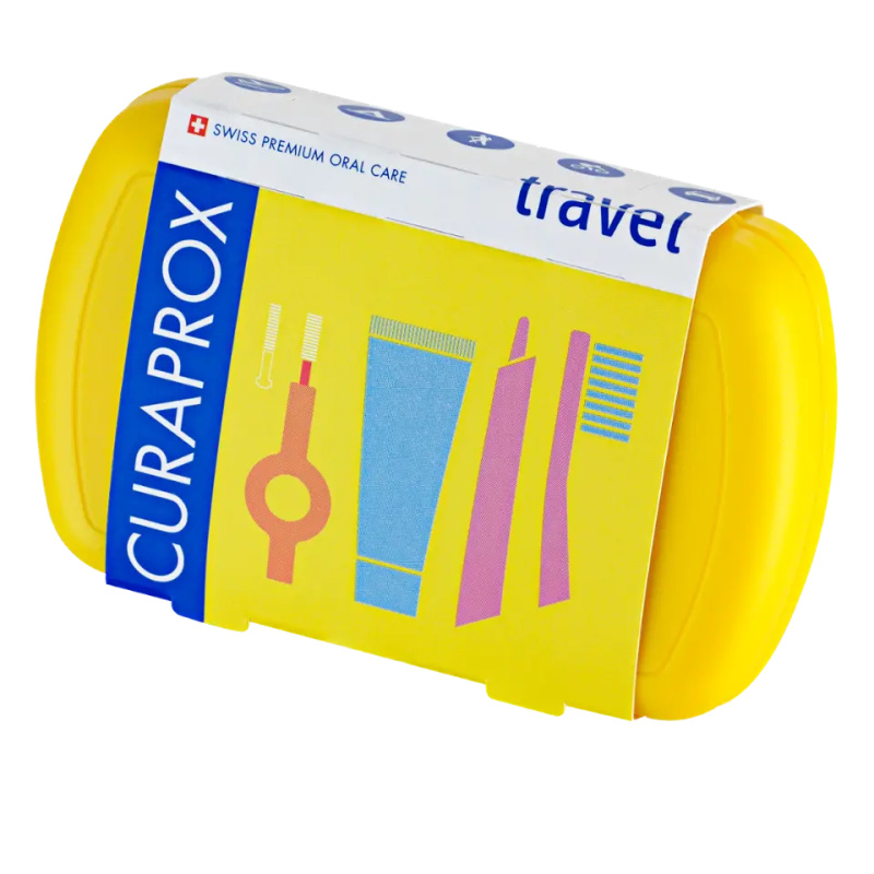 CURAPROX Travel set žlutý