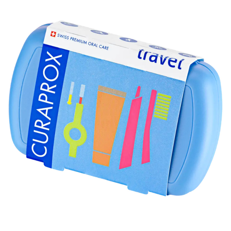 CURAPROX Travel set modrý
