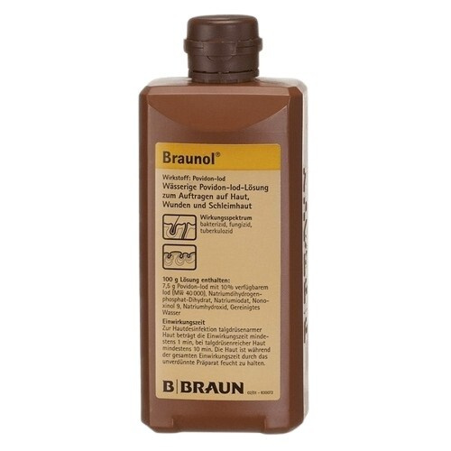 BRAUNOL 75MG/G DRM SOL 1X500ML