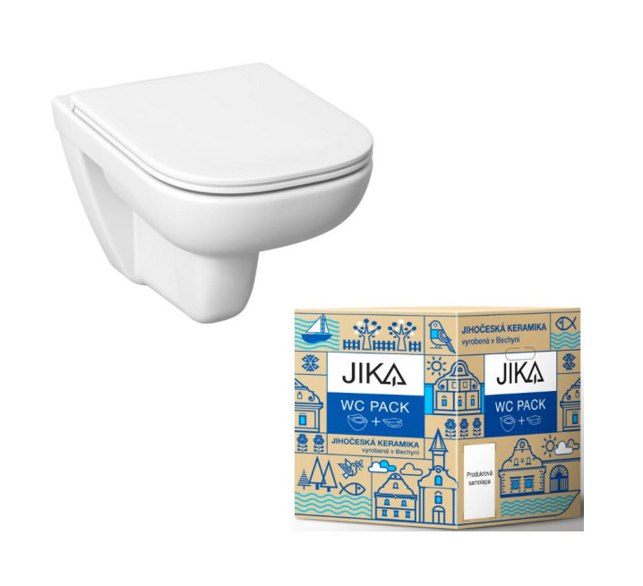 WC závěsné Jika DEEP by JIKA pack Rimless včetně sedátka