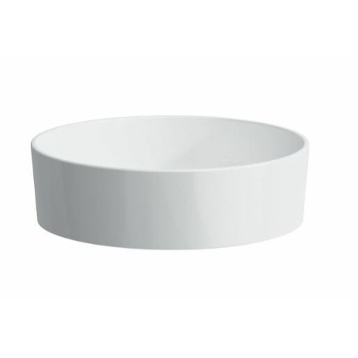Laufen Kartell umyvadlo na desku by 42x42 cm bez otvoru pro baterii, bez přepadu h8123310001121 1233.1.000.112.1