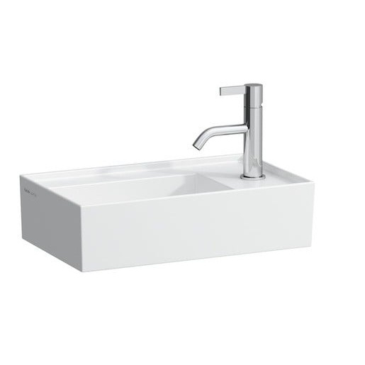 Laufen Kartell umývátko by 46x28 cm otvor pro baterii, bez přepadu H8153340001111