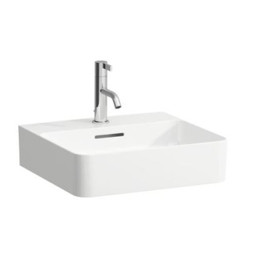 Laufen Val umývátko 45x42 cm otvor pro baterii uprostřed H8162804001041