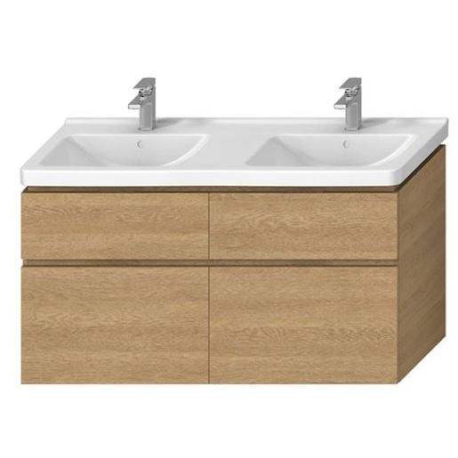 Jika Cubito koupelnová skříňka pod umyvadlo 128x46,7x68,3 cm dub H40J4274025191