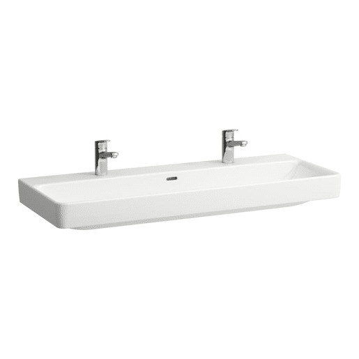 Laufen Laufen Pro S umyvadlo 120x46 cm se dvěma otvory pro baterii H8149654001071
