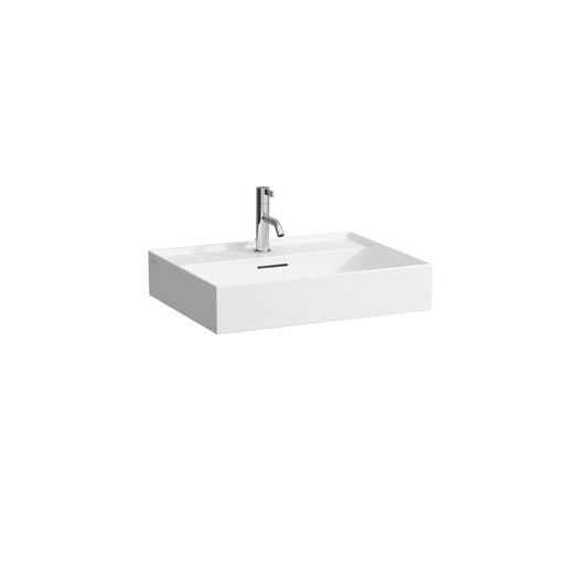 Laufen Kartell umyvadlo by 60x46 cm otvor pro baterii uprostřed H8163330001041