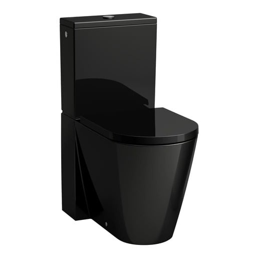 Laufen Kartell wc kombi, pouze mísa keramika černá lesk H8243370200001